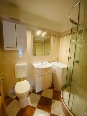 Ein Badezimmer in der Unterkunft Fewo Dresden Zentrum Nähe Hauptbahnhof
