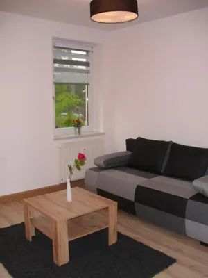 Ein Sitzbereich in der Unterkunft Ferienwohnung in Döbeln