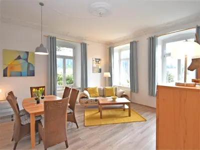 Ein Sitzbereich in der Unterkunft Sunny Escape in Borstendorf