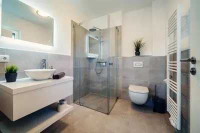 Ein Badezimmer in der Unterkunft Lausitzer Edelquartier