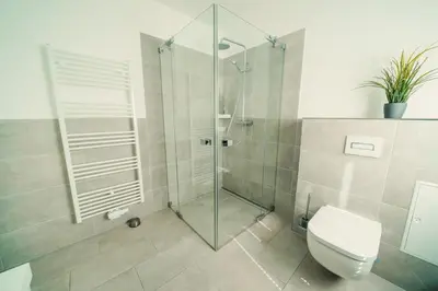 Ein Badezimmer in der Unterkunft Lausitzer Edelquartier