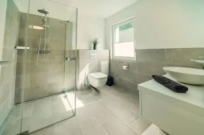 Ein Badezimmer in der Unterkunft Lausitzer Edelquartier