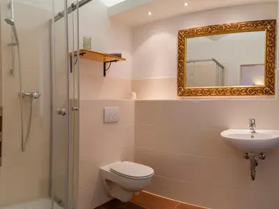 Ein Badezimmer in der Unterkunft Domizil am Kaitzbach