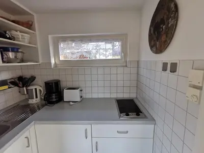 Küche/Küchenzeile in der Unterkunft Haus Perthen