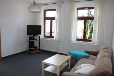TV/Unterhaltungsangebot in der Unterkunft Ferienwohnung Post