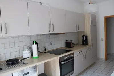 Küche/Küchenzeile in der Unterkunft Ferienwohnung Post