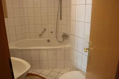 Ein Badezimmer in der Unterkunft Ferienwohnung Post