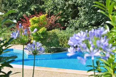 Der Swimmingpool an oder in der Nähe von Ferienwohnung Sonne