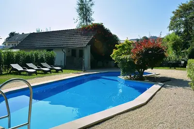 Der Swimmingpool an oder in der Nähe von Ferienwohnung Sonne