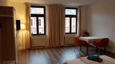 Ein Sitzbereich in der Unterkunft Phoenix