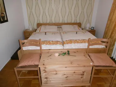 Ein Bett oder Betten in einem Zimmer der Unterkunft Ferienwohnung Janke