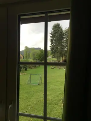 Ein Garten an der Unterkunft Landhaus Gohrisch