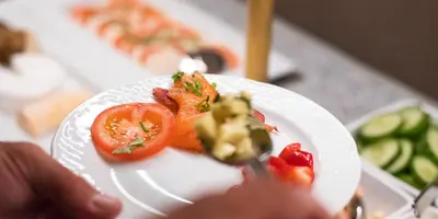 Essen im Hotel oder in der Nähe