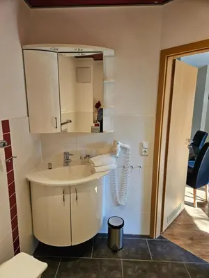 Ein Badezimmer in der Unterkunft Ferienwohnung Ginkgo