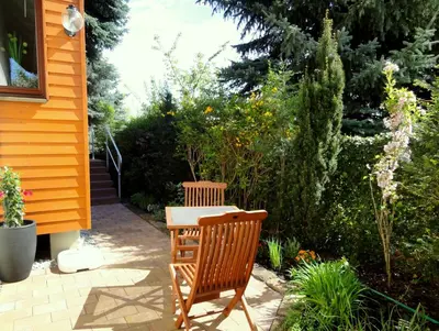 Ein Garten an der Unterkunft Ferienwohnung Ginkgo