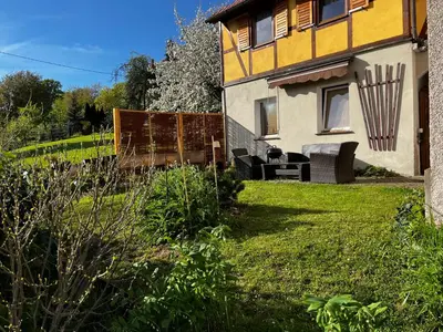 Ein Garten an der Unterkunft Kipsenblick