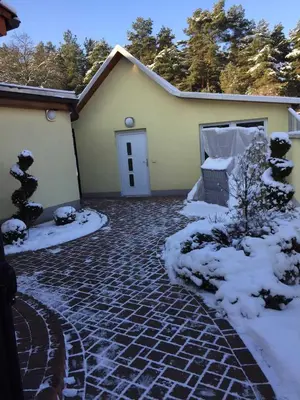 Ferienhaus Zschieck im Winter