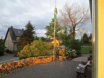 Ein Garten an der Unterkunft Gasthaus Ruebenau