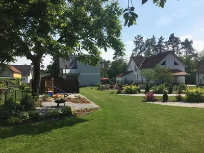Ein Garten an der Unterkunft Ferienhaus 