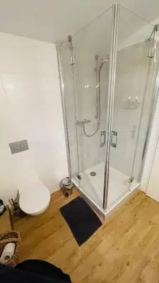 Ein Badezimmer in der Unterkunft Landappartement Stritter