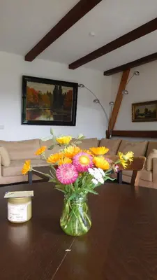 TV/Unterhaltungsangebot in der Unterkunft Ferienwohnung Porschendorf