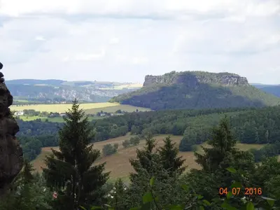 Naturlandschaft in der Nähe des Ferienhauses
