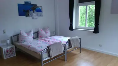 Ein Bett oder Betten in einem Zimmer der Unterkunft Giesis Wohlfühloase