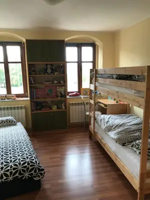 Ein Bett oder Betten in einem Zimmer der Unterkunft Apartments at Old Town Bridge Altstadt, Elbestrand, Fahrradweg, Schiffsanleger