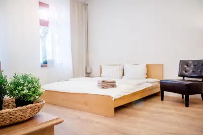 Ein Bett oder Betten in einem Zimmer der Unterkunft Apartment Dora