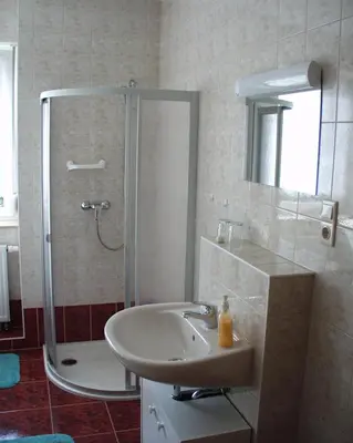Ein Badezimmer in der Unterkunft Ferienwohnung Richter