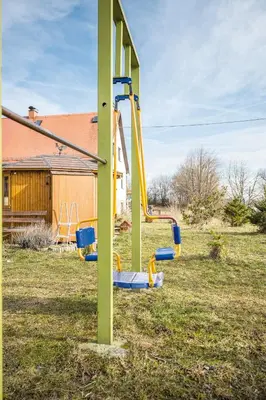 Ein Garten an der Unterkunft Ferienwohnung am Bauernhof