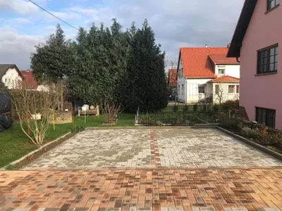 Ein Garten an der Unterkunft Am Tor zur Sächsischen Schweiz