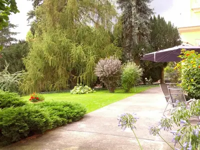Ein Garten an der Unterkunft Ferienwohnung unterm Wasserturm