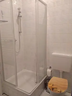 Ein Badezimmer in der Unterkunft Ferienwohnung Paula
