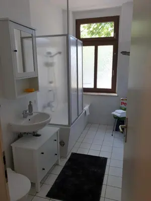 Ein Badezimmer in der Unterkunft Avenue Apartment - Hilbersdorfer Straße
