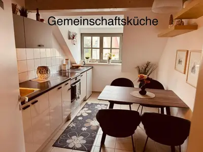 Küche/Küchenzeile in der Unterkunft KM - Altstadtapartments Freiberg