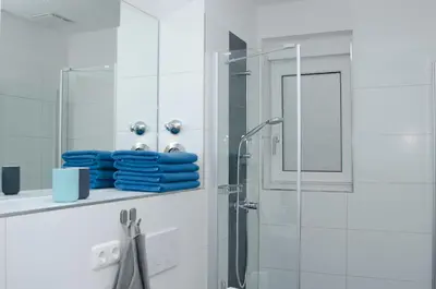 Ein Badezimmer in der Unterkunft Villa Kreisel