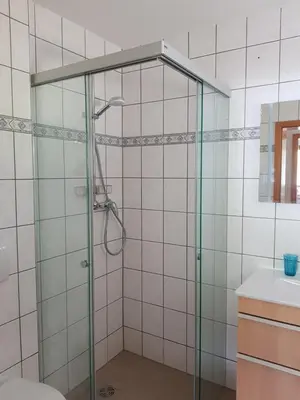 Ein Badezimmer in der Unterkunft Ferienwohnung Fischer