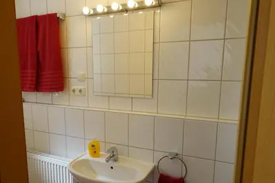 Ein Badezimmer in der Unterkunft Campus Apartment Anton