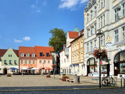 Das Gebäude in dem sich die Ferienwohnung befindet