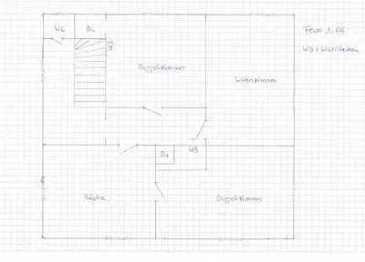 Grundriss der Unterkunft Ferienwohnung im Herzen des Nationalparks
