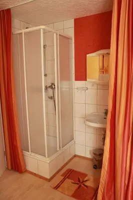 Ein Badezimmer in der Unterkunft Ferienwohnung im Herzen des Nationalparks