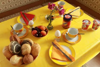 Essen in der Ferienwohnung oder in der Nähe