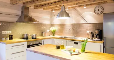 Küche/Küchenzeile in der Unterkunft Altendorfer Vorwerk - Ferienapartments