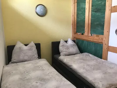 Ein Bett oder Betten in einem Zimmer der Unterkunft Zur alten Tischlerei