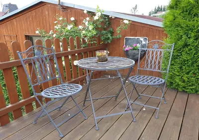 Ein Balkon oder eine Terrasse in der Unterkunft Ferienhaus Polly - Keine Monteure