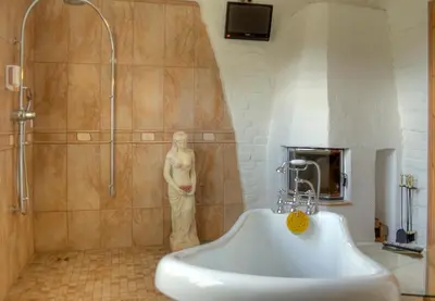 Ein Badezimmer in der Unterkunft Domizil Adler