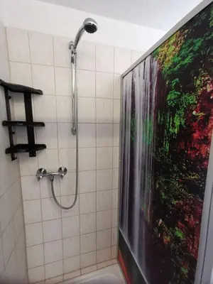 Ein Badezimmer in der Unterkunft Gästezimmer Am Gewölbekeller
