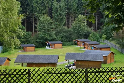 Grundriss der Unterkunft Blockhütte am Kegelsberg