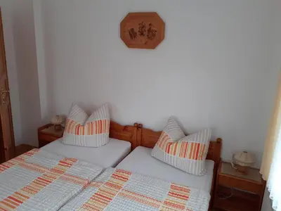 Ein Bett oder Betten in einem Zimmer der Unterkunft Ferienhaus Grabs